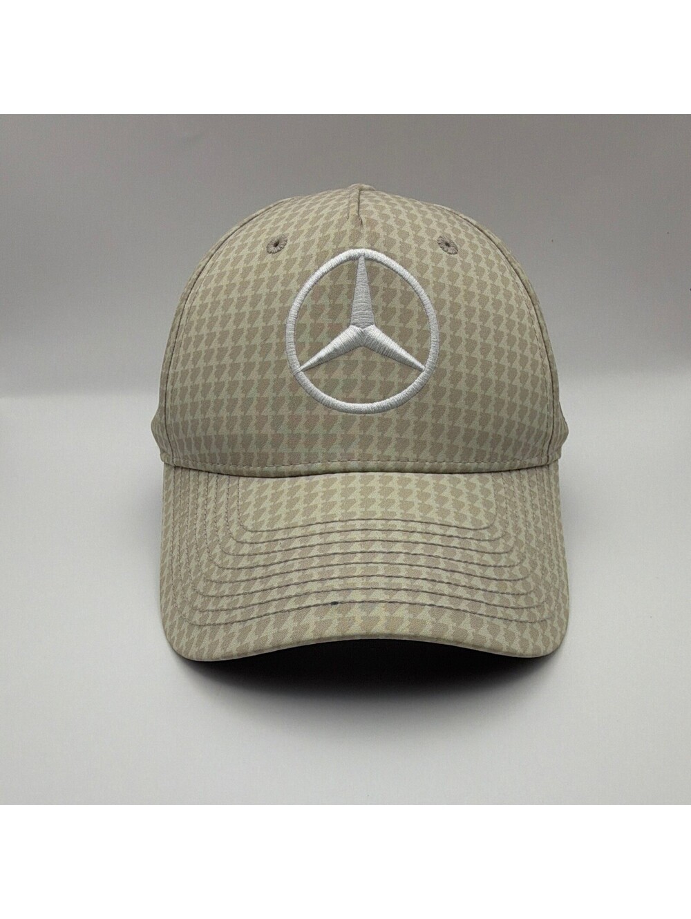 Mercedes AMG F1 Lewis Hamilton Silverstone Cap Hat Tan Houndstooth Gran Turismo